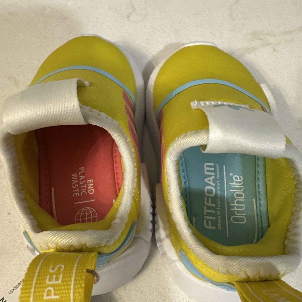 Adidas NWT‎ NMD 360 I "Team Yellow Solar Pink" Sneakers GY9158 Size 4K - Picture 3 of 7